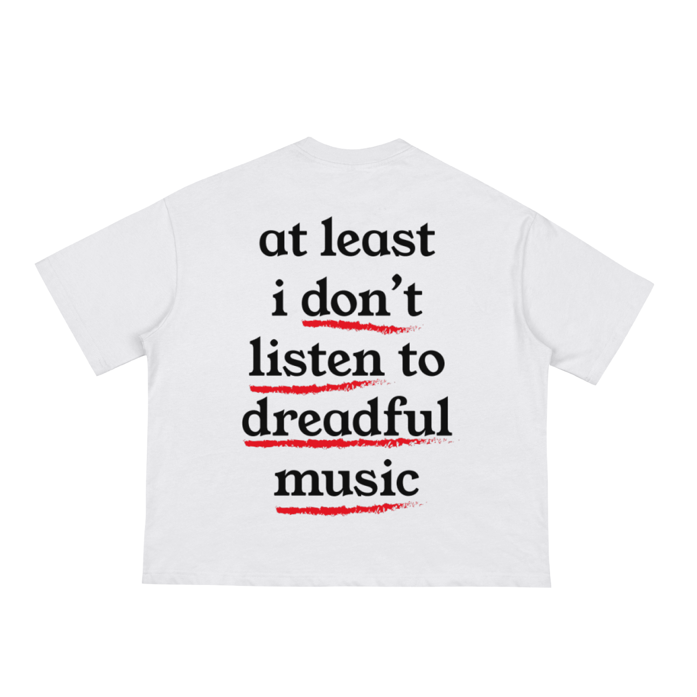 Earnie Staple Tee White